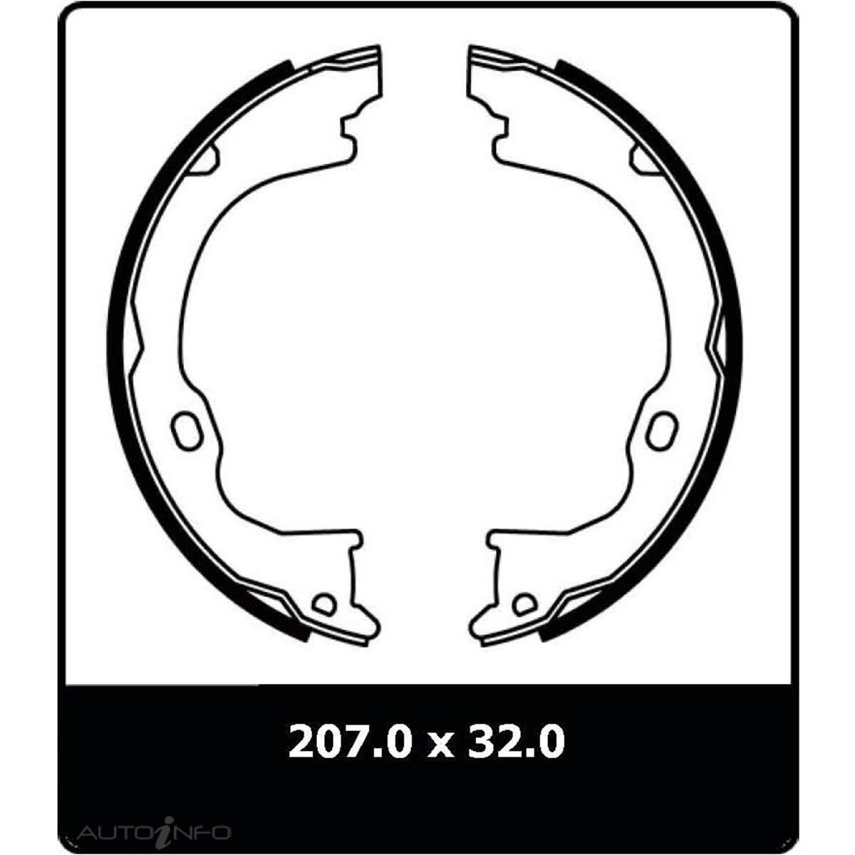 PTX HANDBRAKE SHOES DODGE NITRO 07 ON, , scaau_hi-res