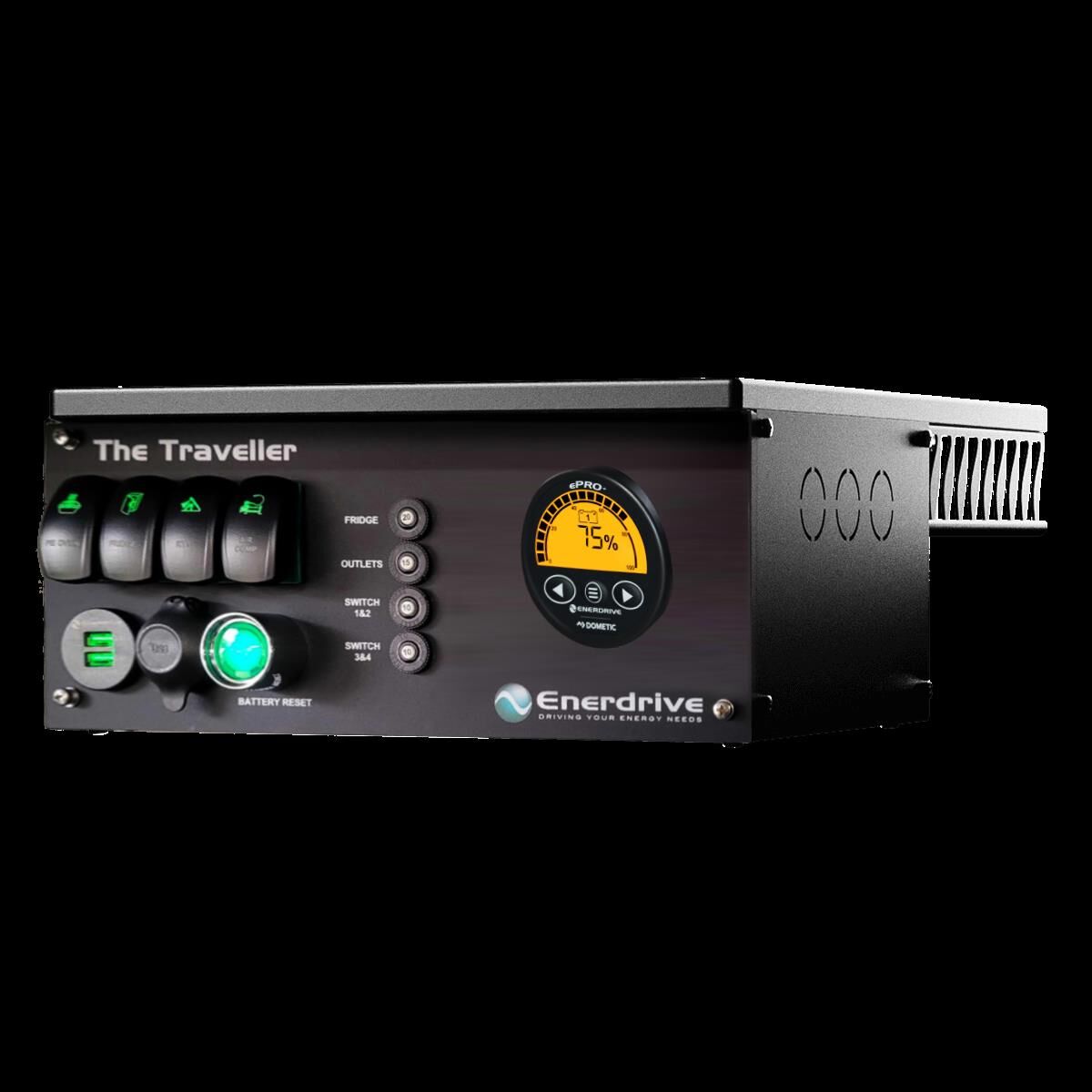 TRAVELLER POWER SYSTEM WITH EPRO+ BATTERY MONITOR - RIGHT MOUNT, , scaau_hi-res