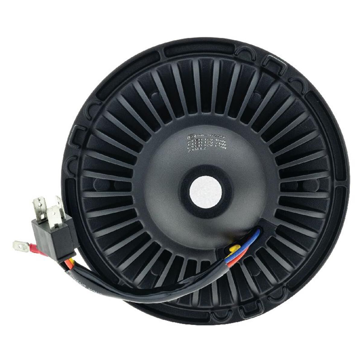 7" LED H/LIGHT 9-36V HIGH /LOWBEAM / DRL CHRM FACE 7LEDs 65W1450 LOW 3100Lmns HIGH, , scaau_hi-res