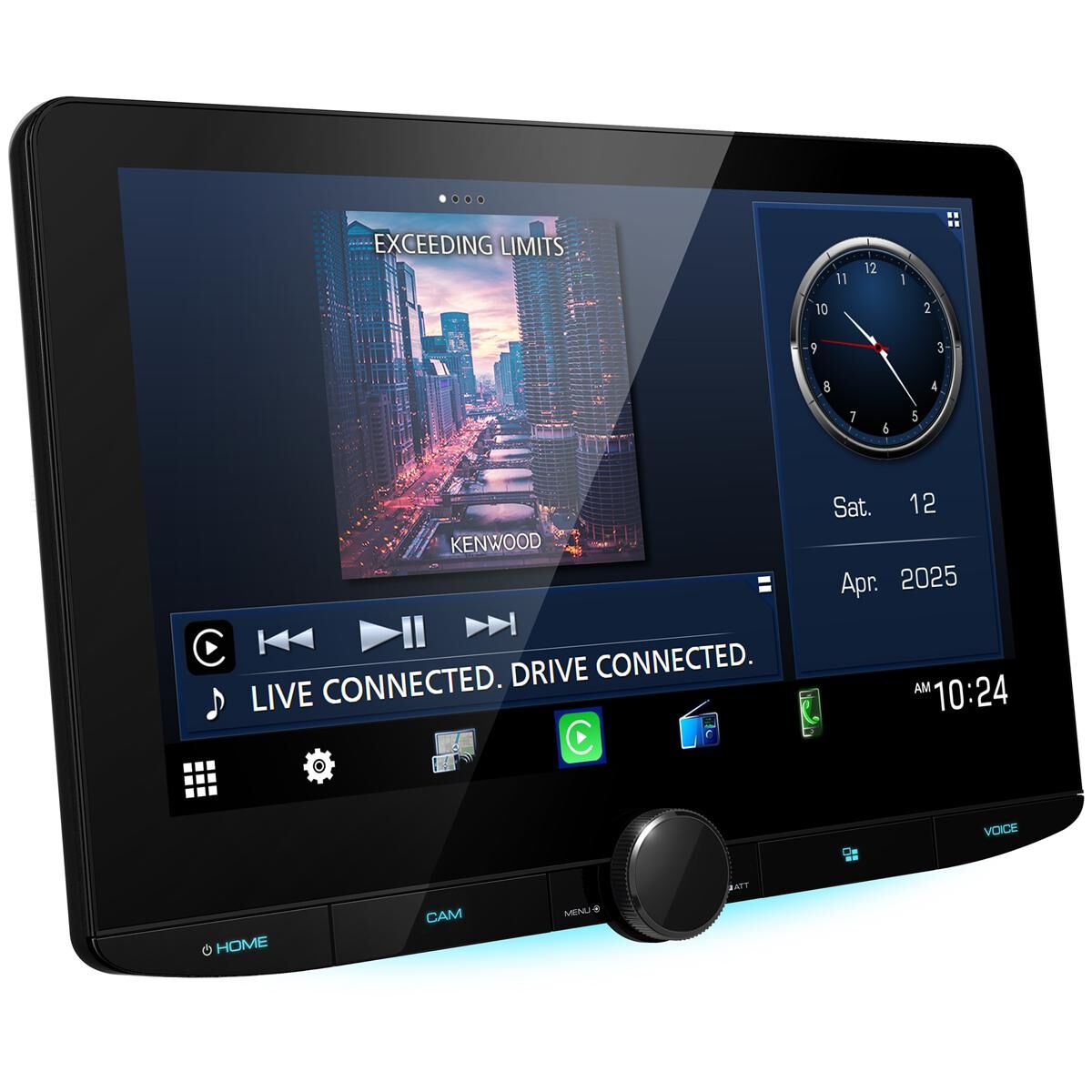 10.1" HD FLOATING WIFI CARPLAY ANDROIR AUTO RECEIVER - DMX9724XS, , scaau_hi-res