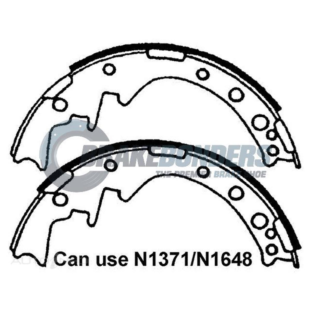 Brake Shoes - Toyota 254mm, , scaau_hi-res
