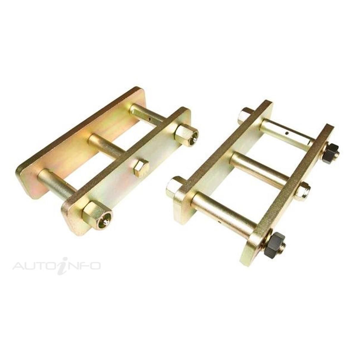 4WD - TOYOTA (PARALLEL STYLE) HILUX SOLID AXLE - REAR EXTENDED SHACKLES - PAIR, , scaau_hi-res