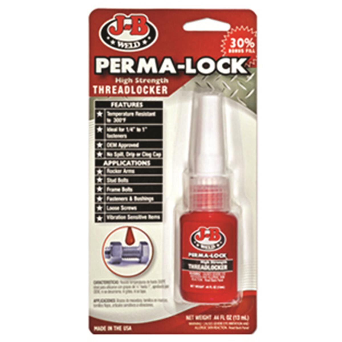 JB WELD PERMA-LOCK HIGH STRENGTH 13ML, , scaau_hi-res
