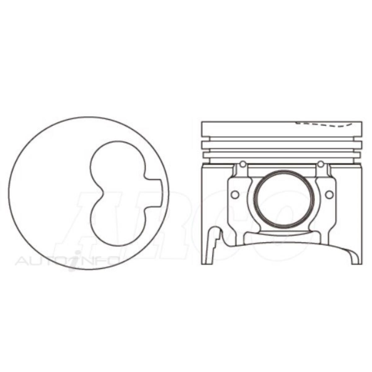 MAZDA WL 'PISTON SET', , scaau_hi-res