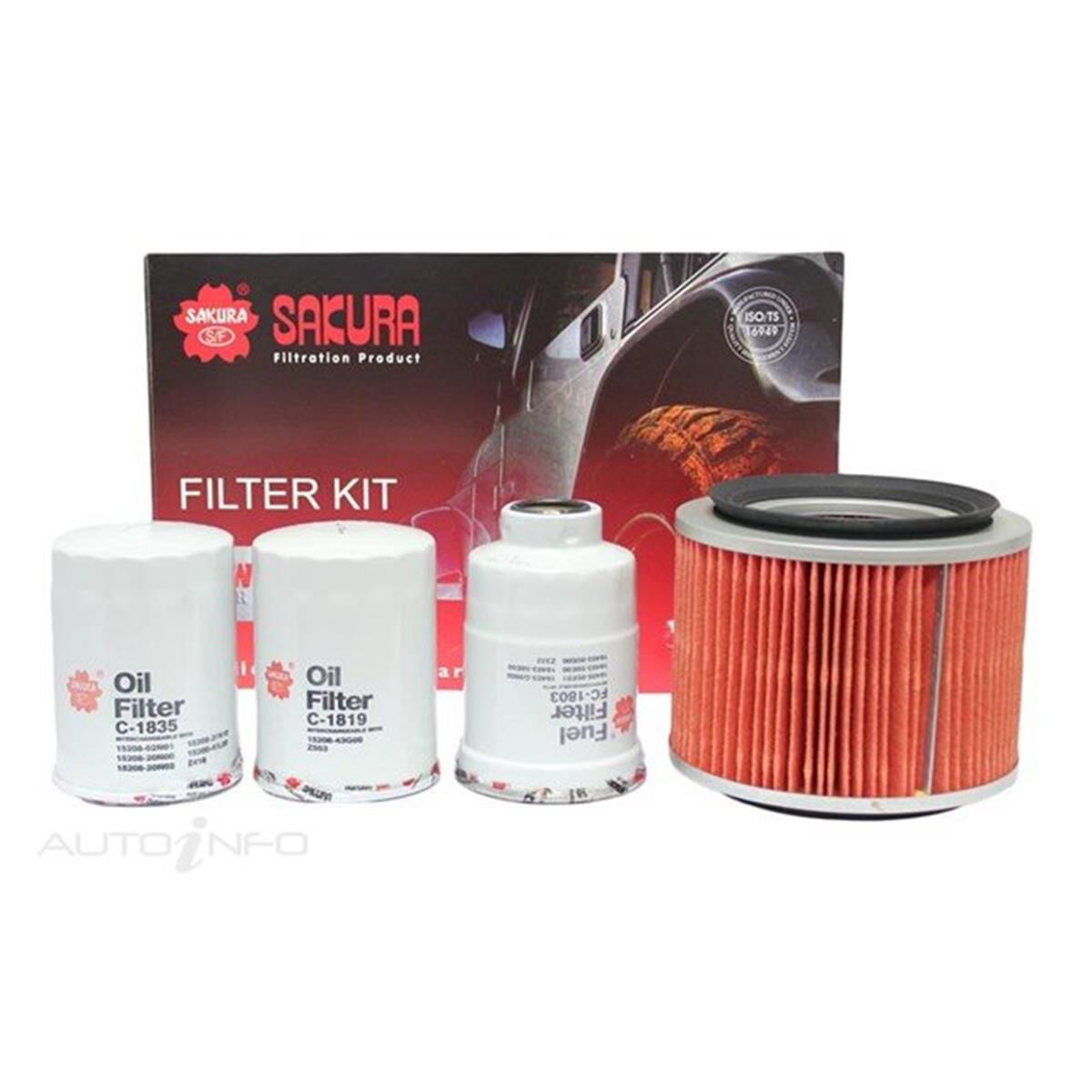 FILTER KIT OIL AIR FUEL NISSAN, , scaau_hi-res