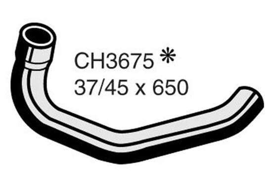 Radiator Lower Hose  - JEEP CHEROKEE XJ - 4.0L I6  PETROL - Manual & Auto, , scaau_hi-res