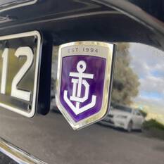 AFL FREMANTLE DOCKERS 3D CHROME CAR EMBLEM, , scaau_hi-res