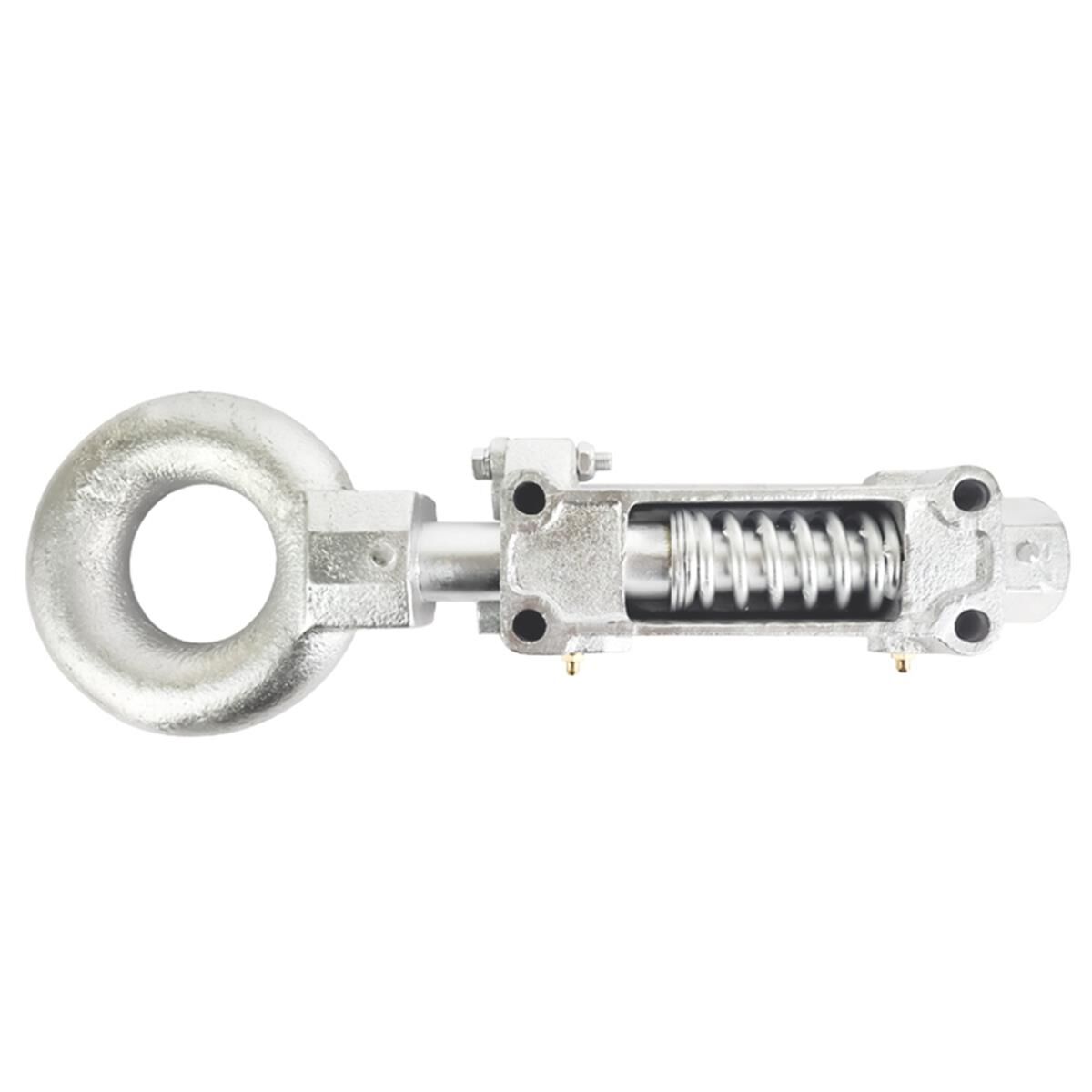 Sunrise 75mm Override Caravan Trailer Ring Coupling 2000kg Zinc Finish, , scaau_hi-res