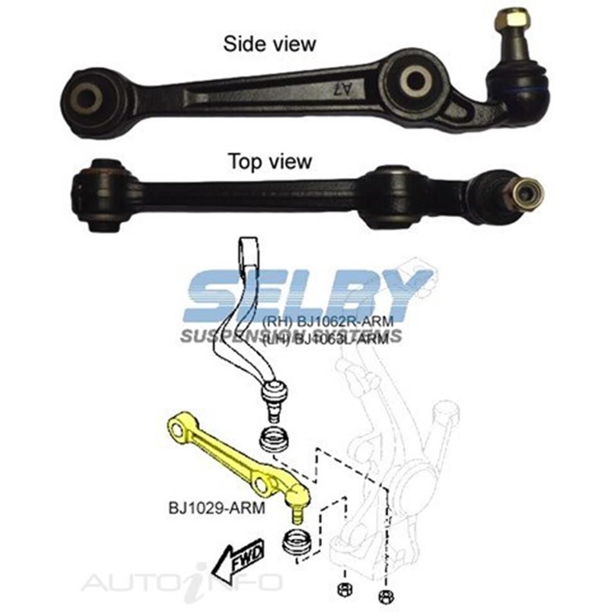 SELBY (F) LWR CTRL ARM MAZDA 6 GG GY 03-08, , scaau_hi-res