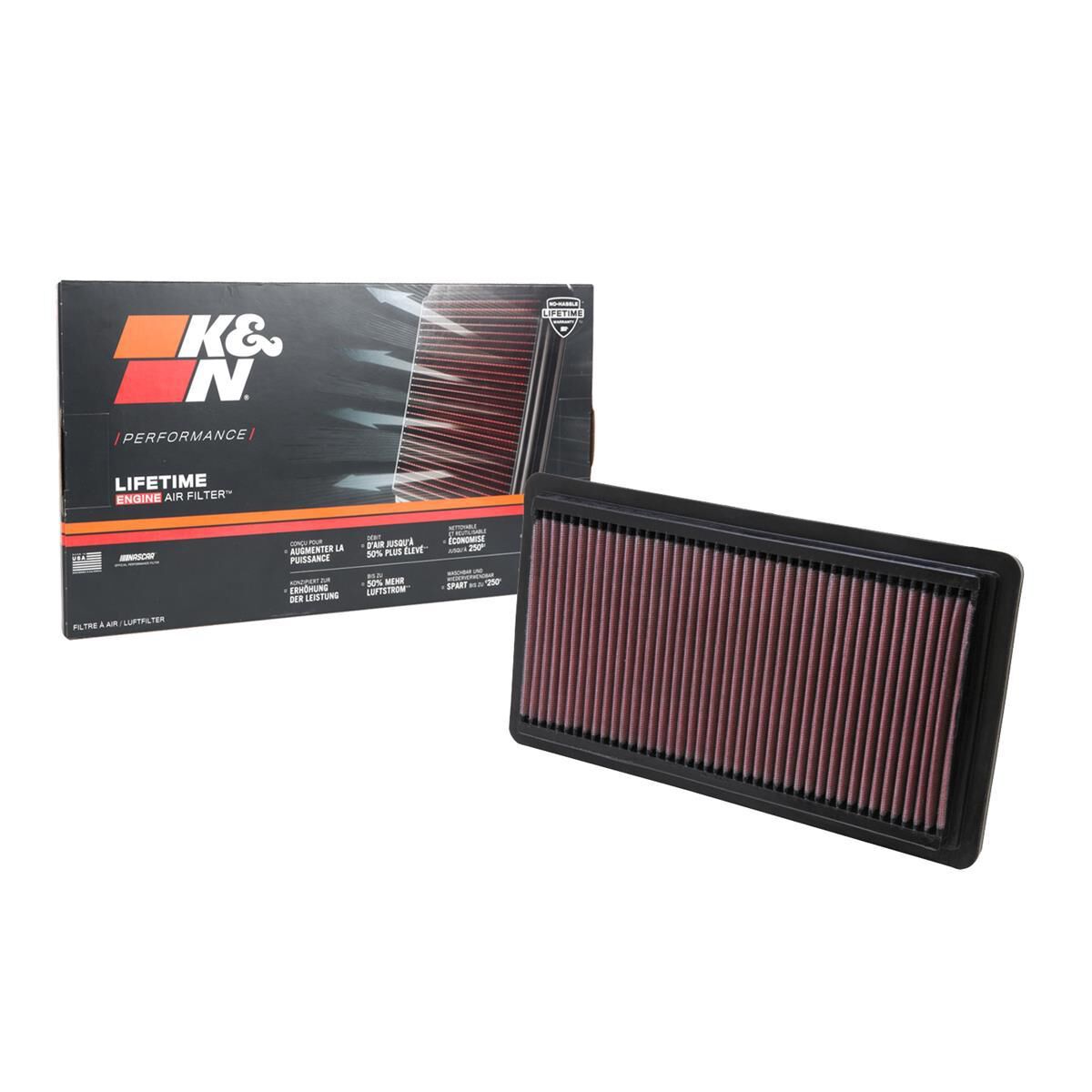 K&N Replacement Air Filter (33-3002) - JM Auto Racing