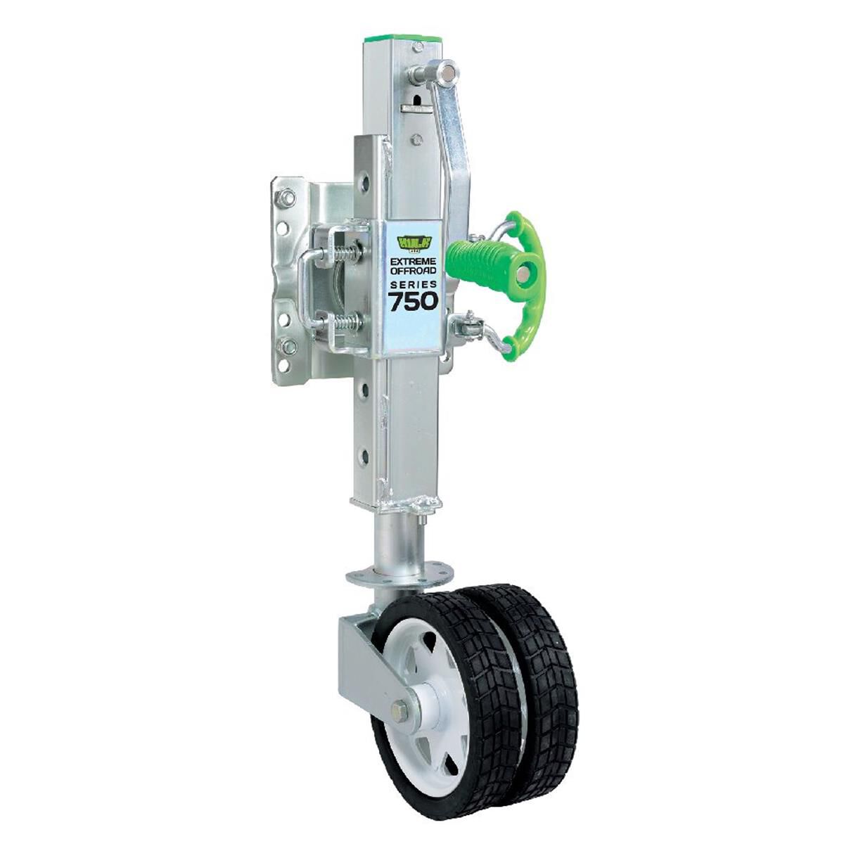 Hulk 4x4 Off Road Jockey Wheel 750Kg Rated Adjustable Height Dual Wheels Bulk Pack HU7050B