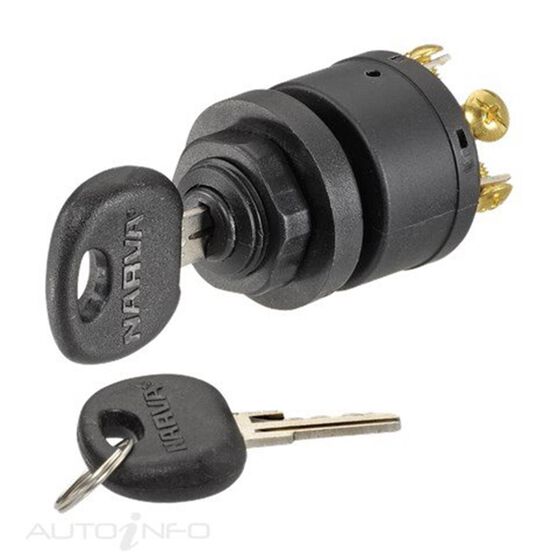 Narva 3 Position Ignition Switch With Push For Choke Function (Marine