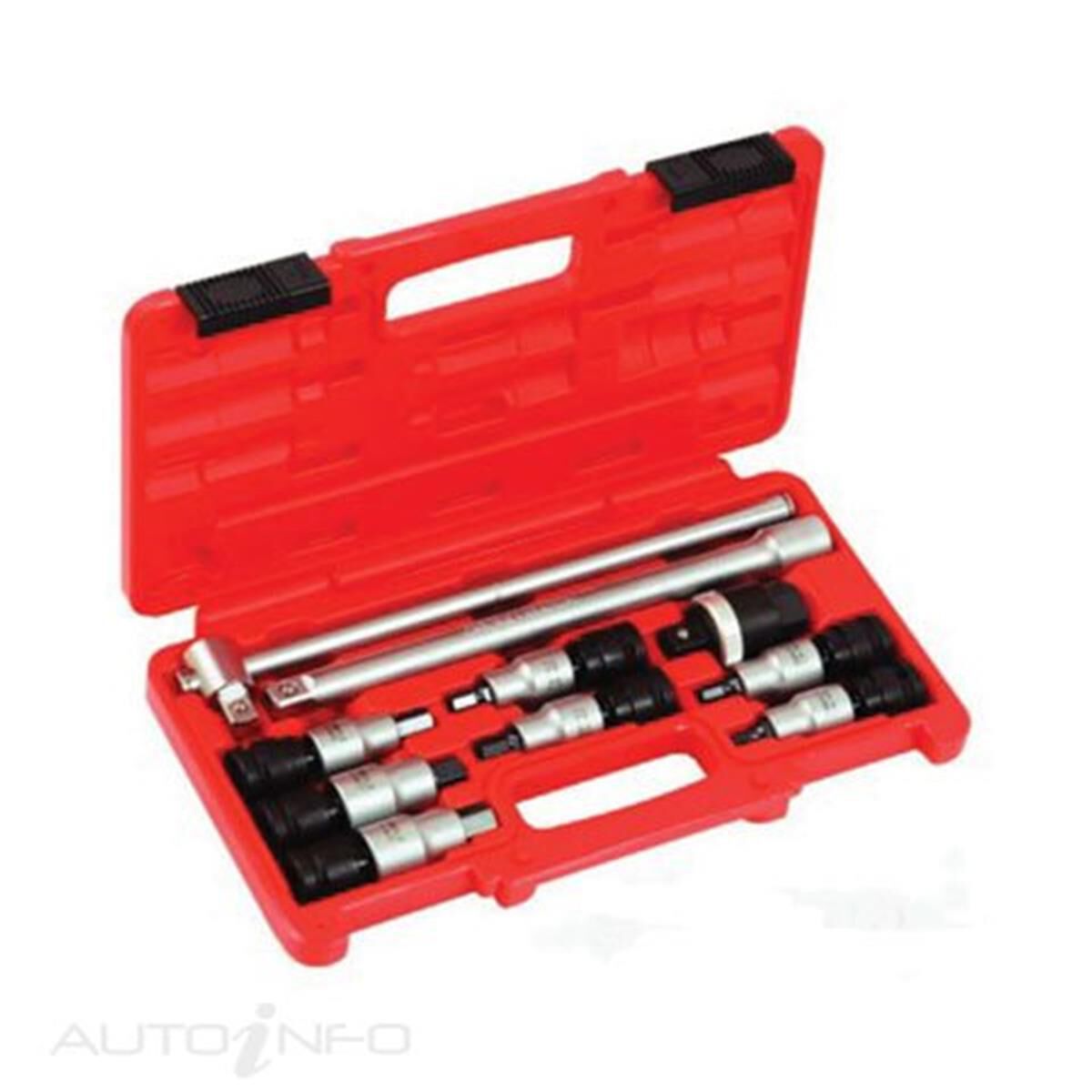 TOLEDO BIT SOCKET SET SAE 10PC, , scaau_hi-res