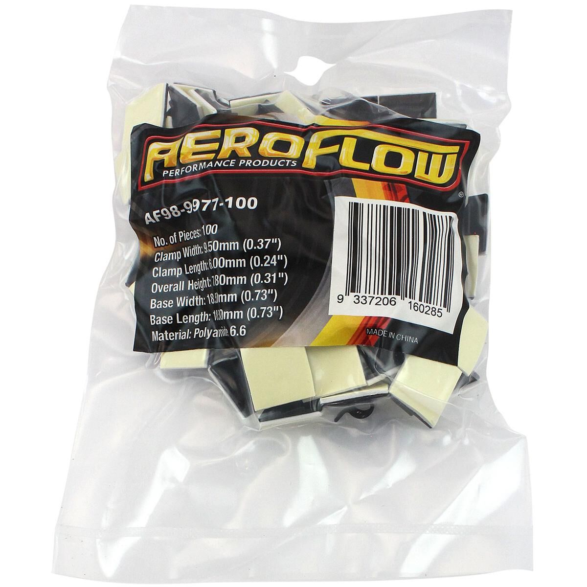 CABLE TIE MOUNT CLAMPS 5MM MAXBUNDLE PA66 3M ADHESIVE 100PAC, , scaau_hi-res