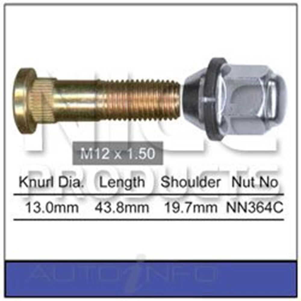 Nice Wheel Stud And Nut Set NS376H Supercheap Auto