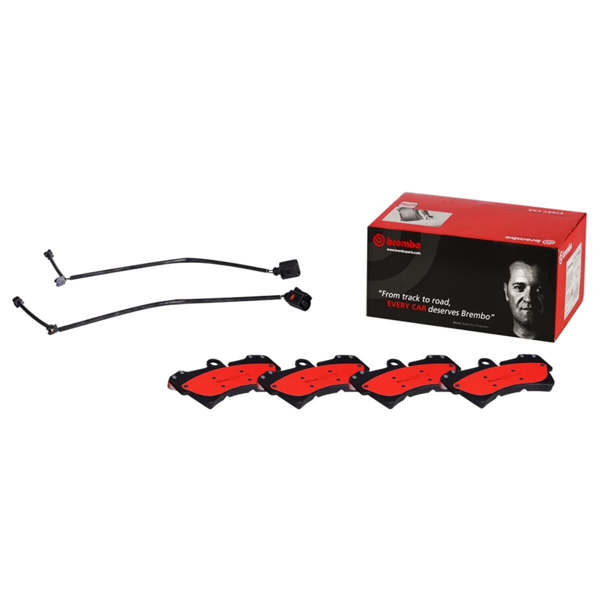 BREMBO DISC PAD SET NAO CERAMIC, , scaau_hi-res