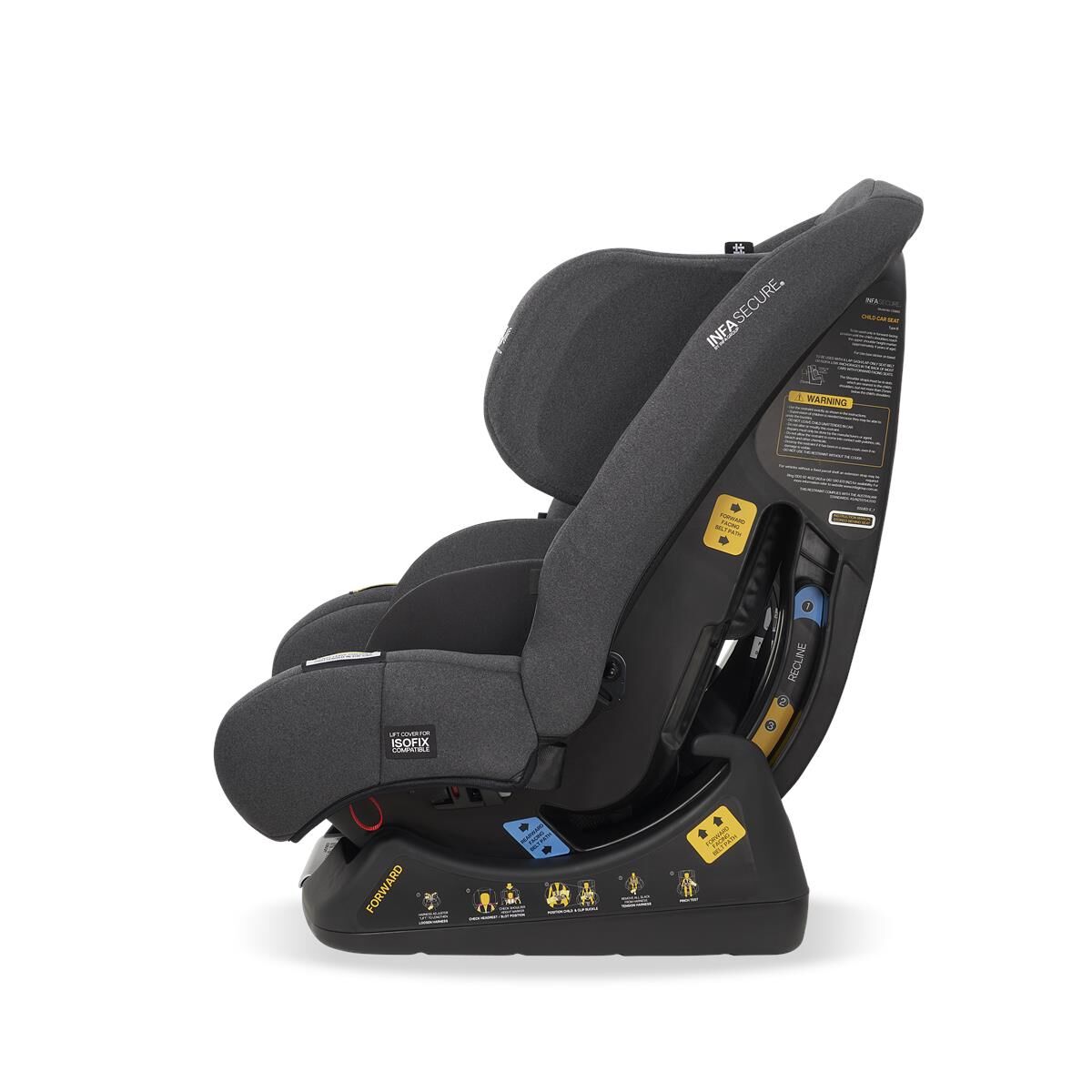 MOMENTUM GO ISOFIX 0 TO 4 YEARS - BLACK FLECK, , scaau_hi-res