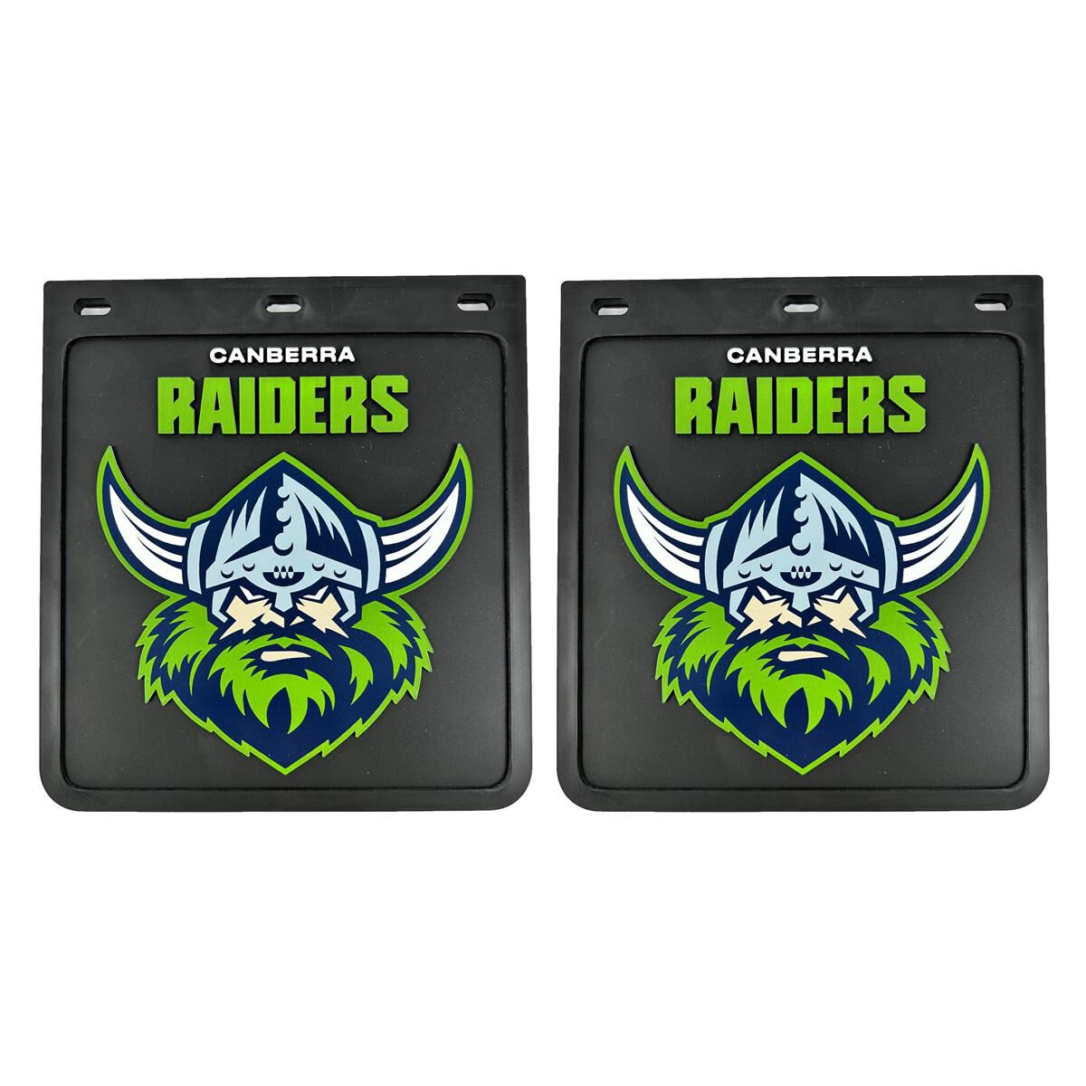 NRL Mudflaps Raiders 250mm Drop X 230mm Width