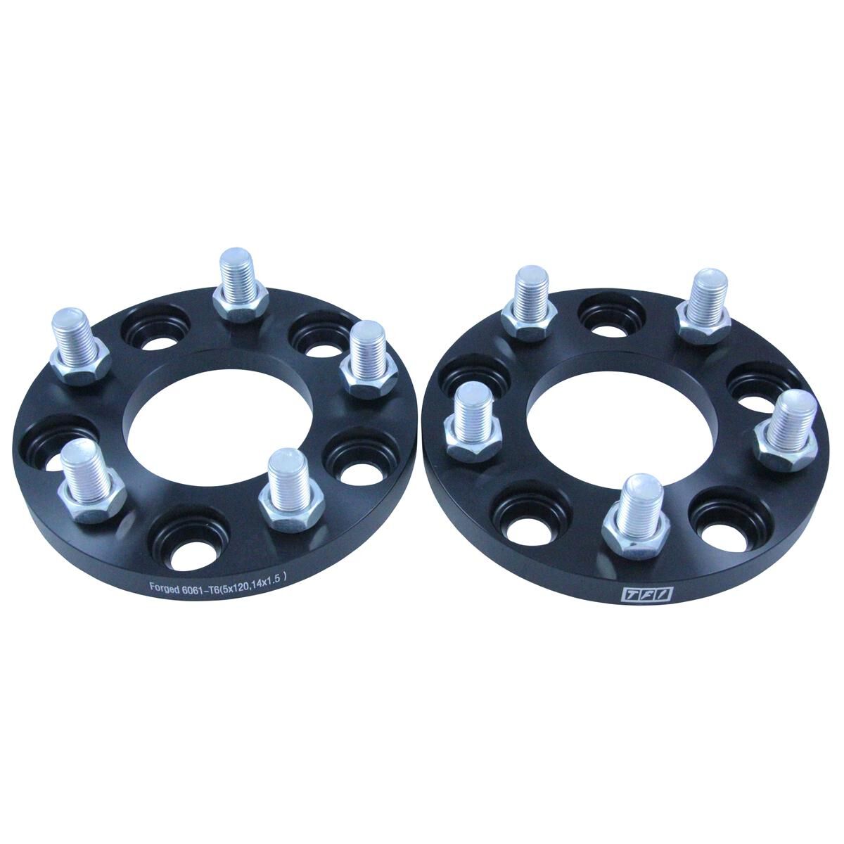 Wheel Spacer Kit 15mm Thick Size 5x120 14x1.5 Stud, , scaau_hi-res