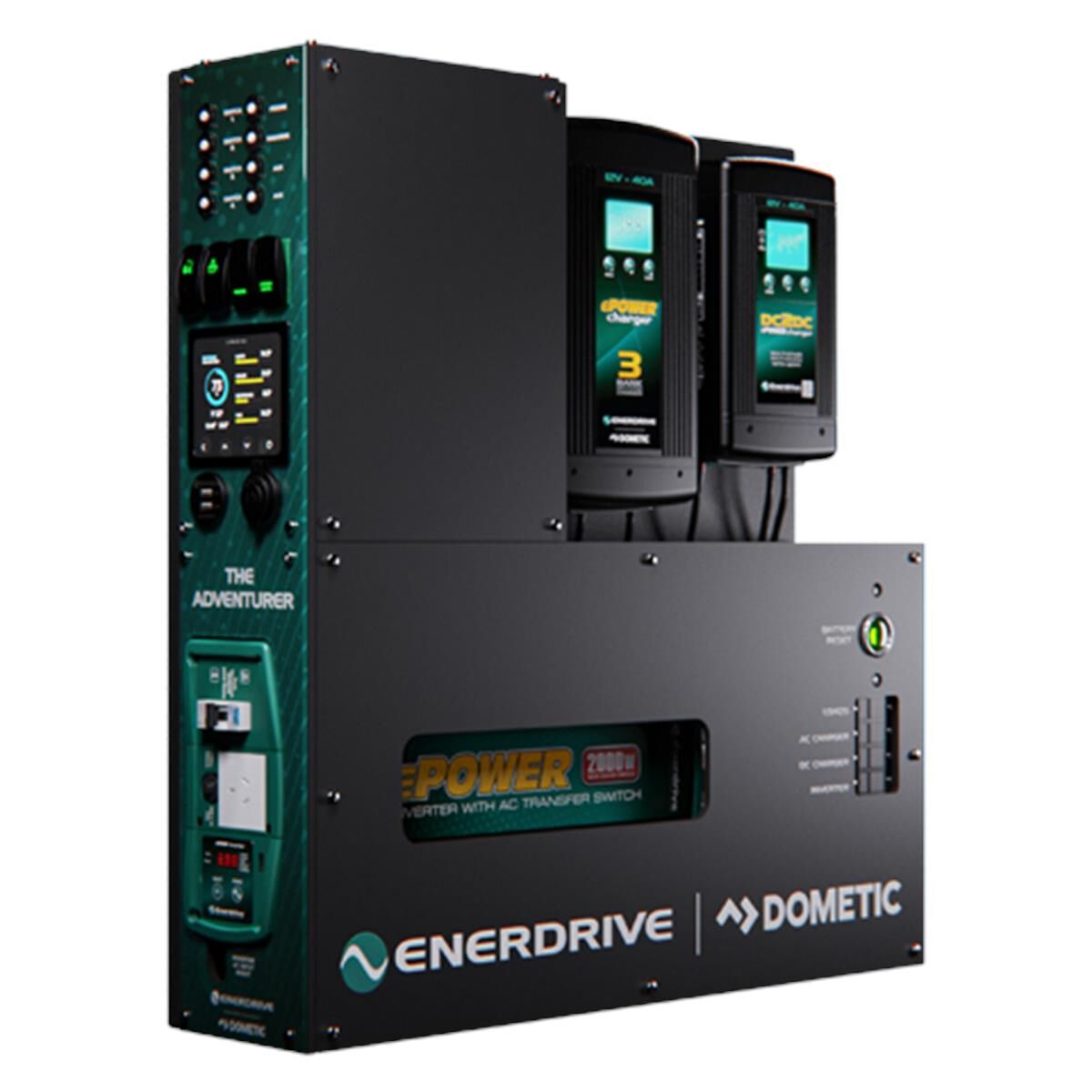 ADVENTURER POWER SYSTEM WITH SIMARINE & INDIVIDUAL LOAD MONITORING - LEFT MOUNT, , scaau_hi-res