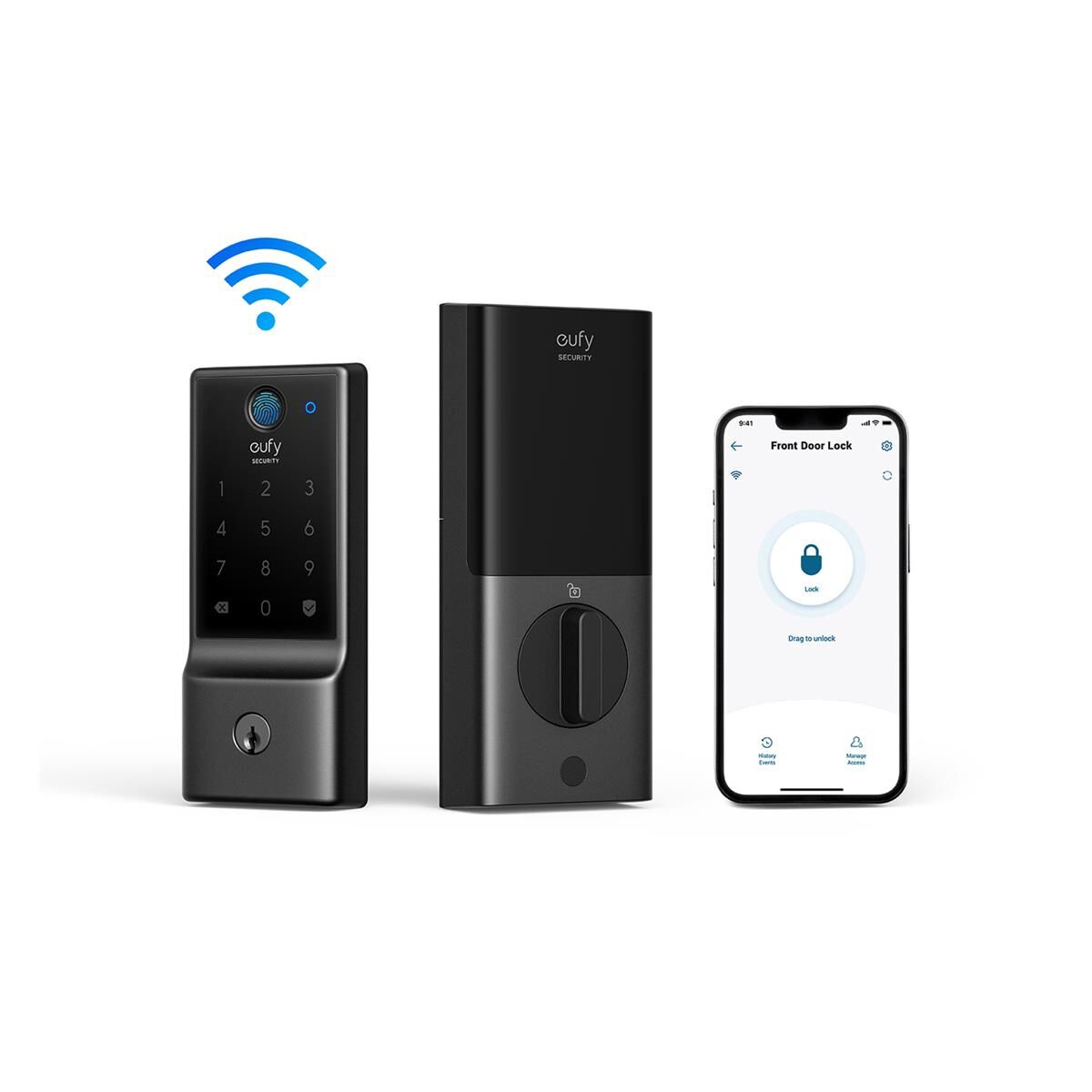 EUFY SECURITY C220 SMART LOCK WITH FINGERPRINT READER, , scaau_hi-res