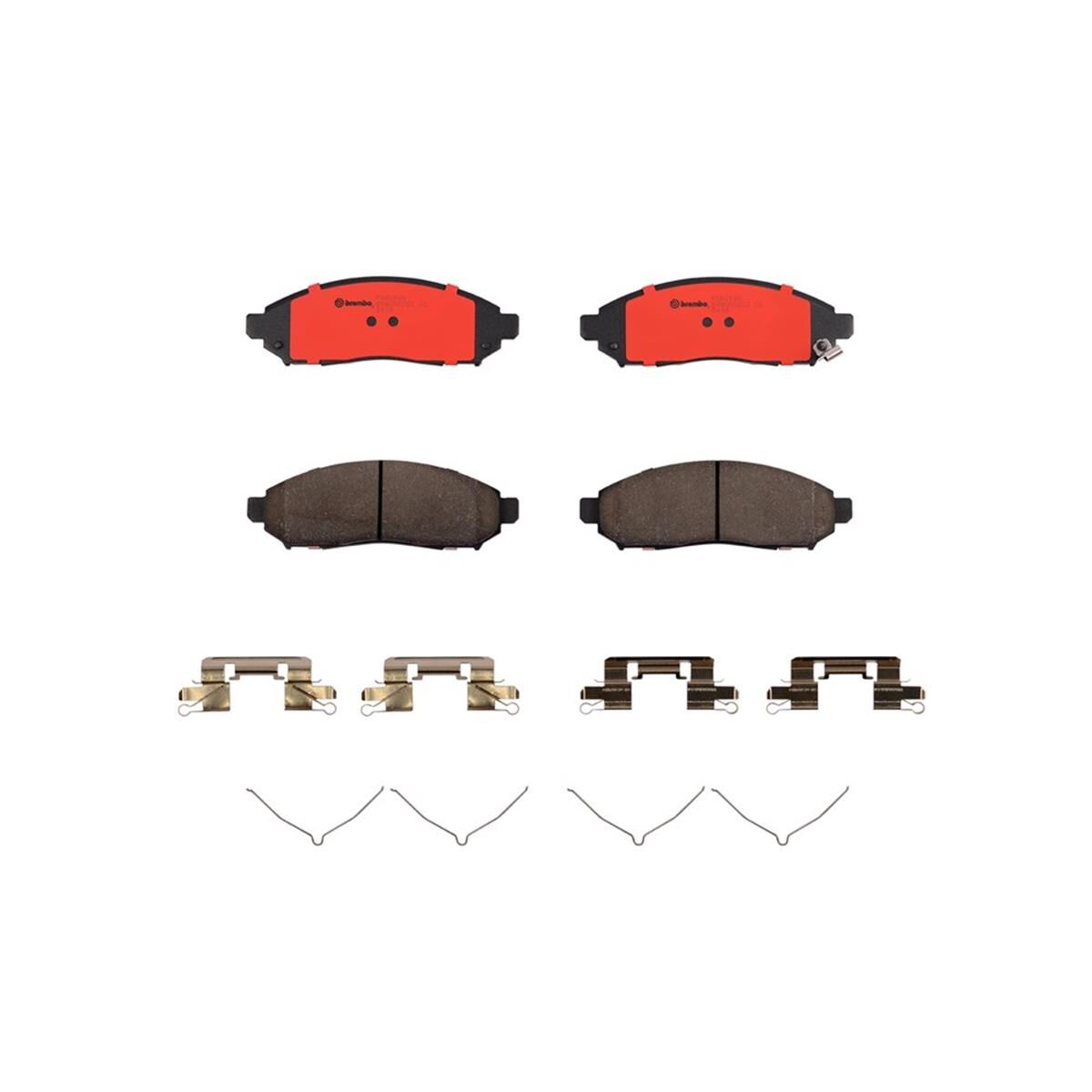 BREMBO DISC PAD SET NAO CERAMIC, , scaau_hi-res