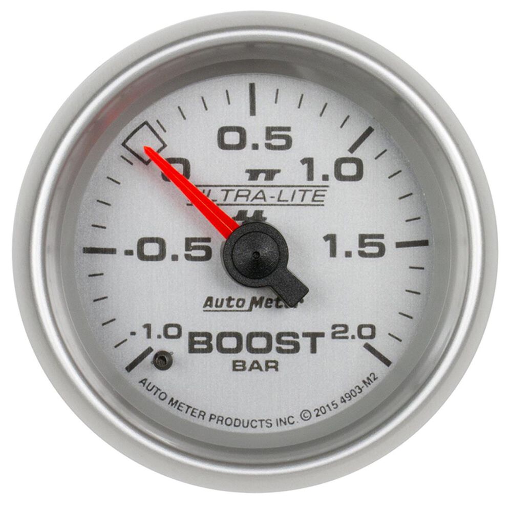Autometer UltraLite II Boost/Vacuum Gauge Mechanical 10 Feet, 1/+2