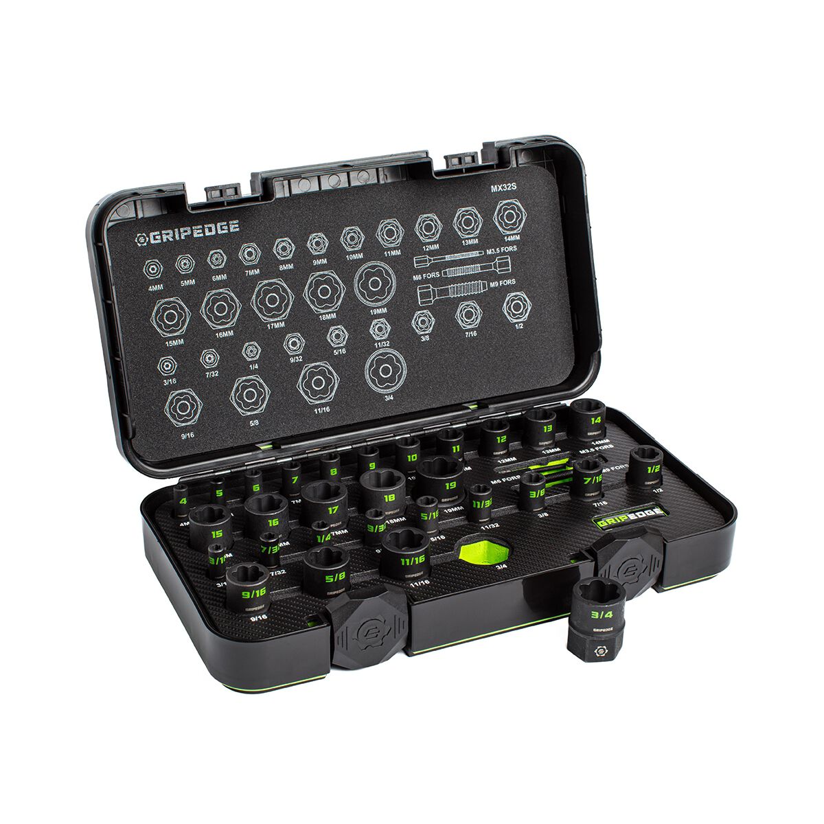 GRIPEDGE MASTER SKT EXTRACTOR SET 32PC, , scaau_hi-res