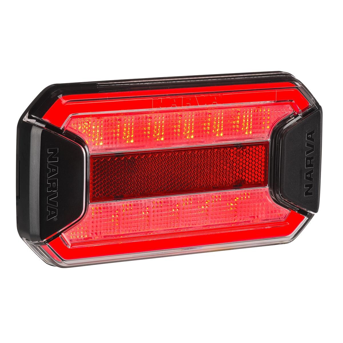 Narva 9-33 Volt LED Stop/Tail Lamp with In-Built Reflector, Clear Lens and 0.5m of Hard-Wired Cable, , scaau_hi-res
