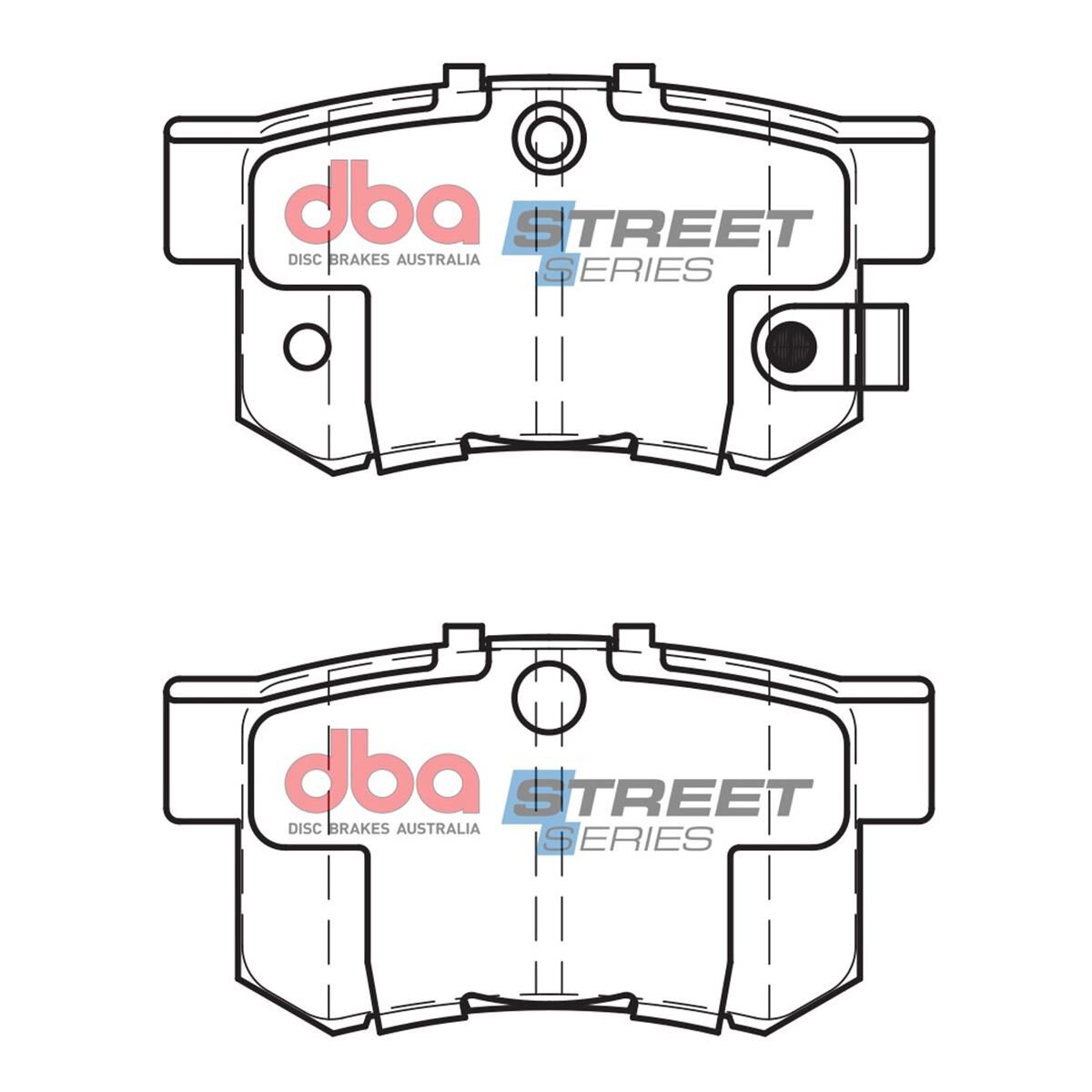 DBA SS STREET SERIES BRAKE PADS [ Honda/Isuzu & Suzuki 1985-2014 R ], , scaau_hi-res
