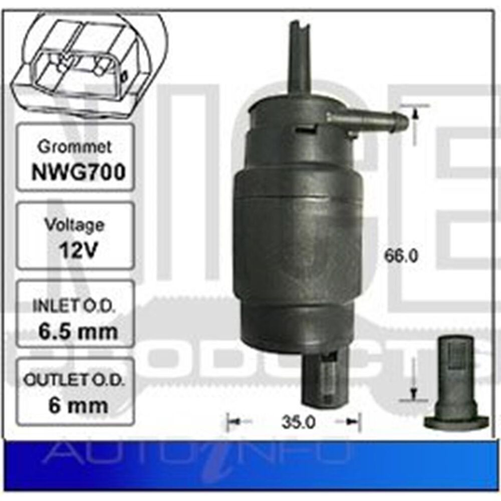 Nice Windscreen Washer Pump NWP1272 Supercheap Auto