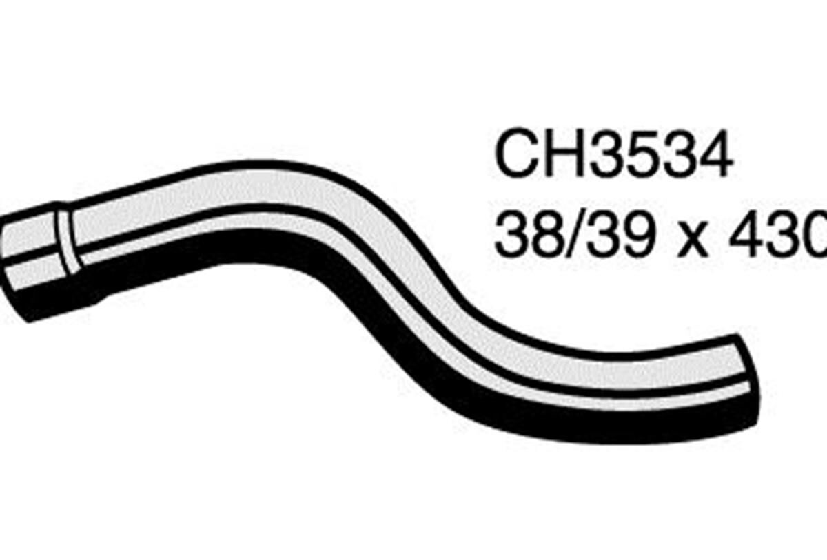 Radiator Lower Hose  - JEEP CHEROKEE XJ - 2.5L I4 Turbo DIESEL - Manual & Auto, , scaau_hi-res