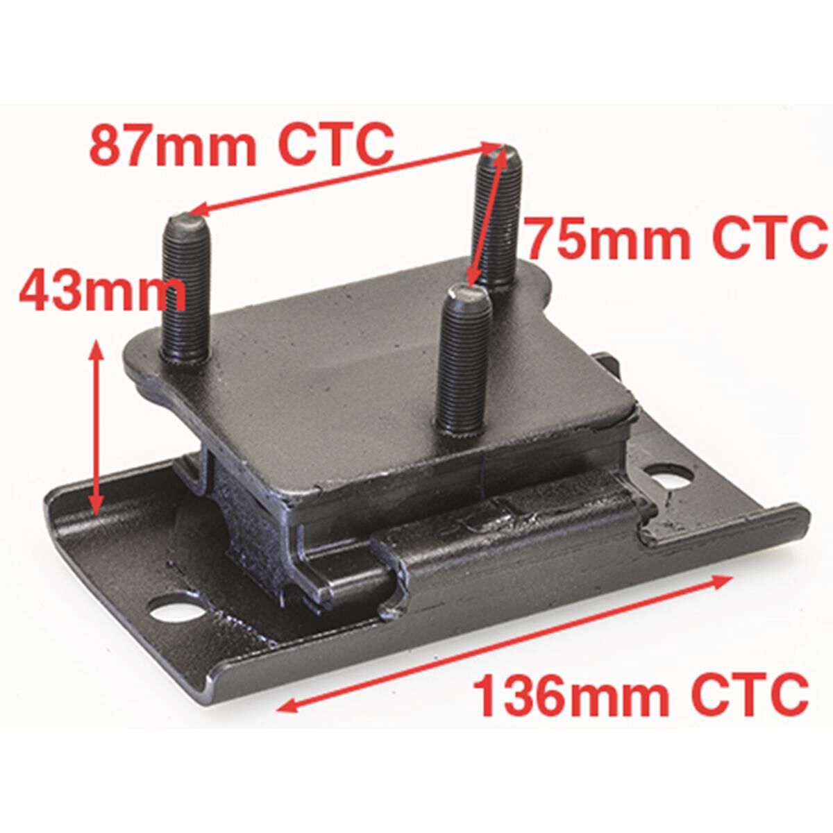 Engine Mount Rear - NISSAN NAVARA D40 - 2.5L I4 Turbo DIESEL - Manual & Auto, , scaau_hi-res