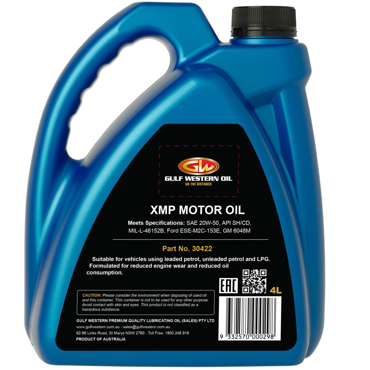 XMP ENGINE OIL 20W-50 SH/CD 4L, , scaau_hi-res