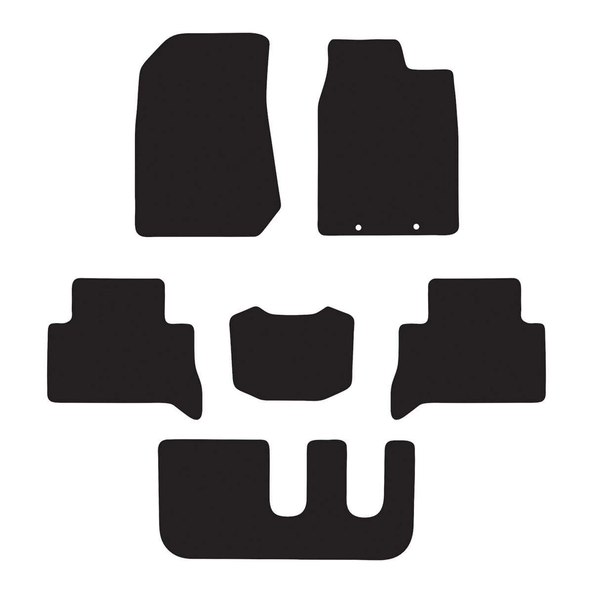 LUXURY CARPET CAR MATS FOR ISUZU MU-X (1ST GEN) 2014-2021, , scaau_hi-res