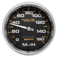 CARBON FIBER 5" SPEEDO 160MPH, , scaau_hi-res