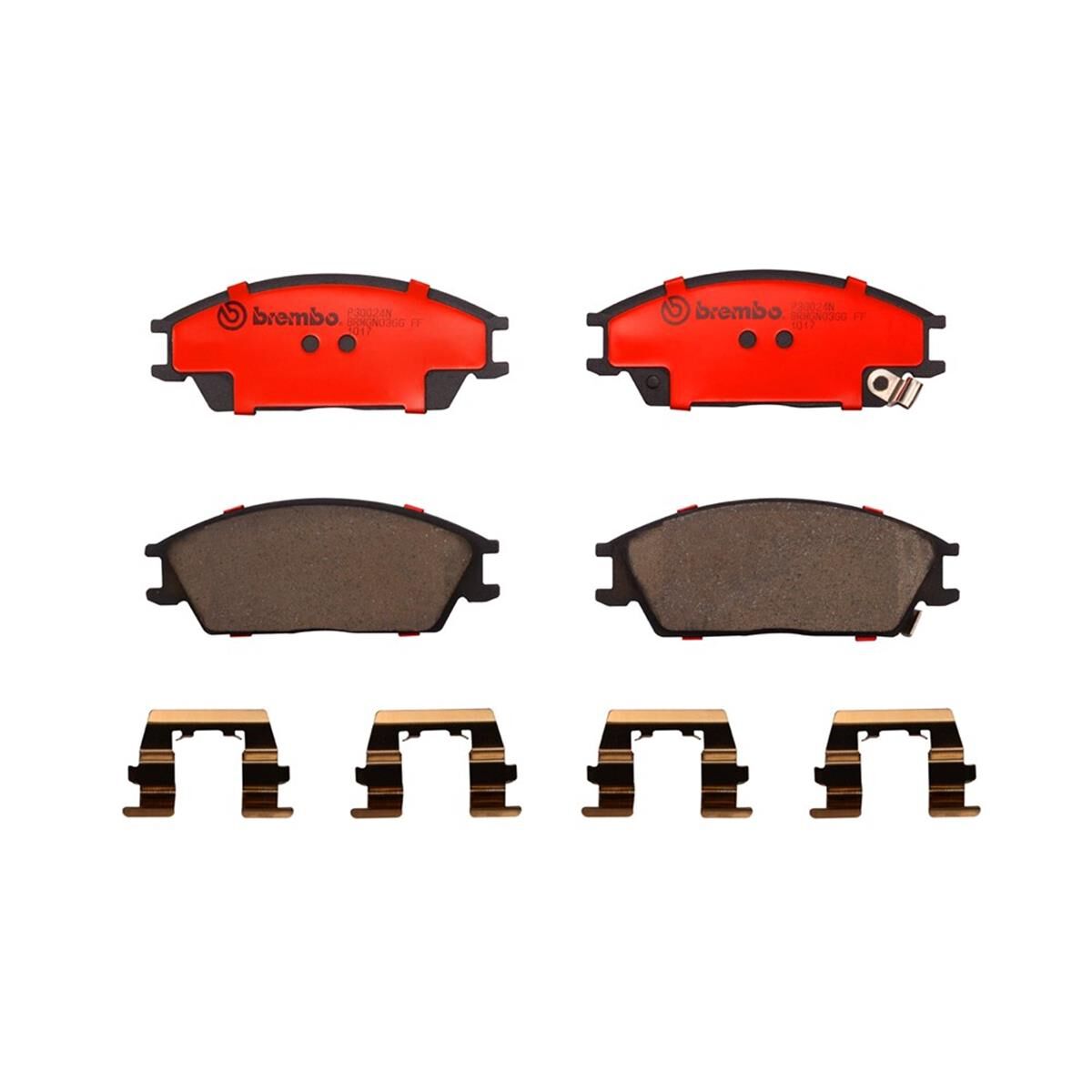 BREMBO DISC PAD SET NAO CERAMIC, , scaau_hi-res