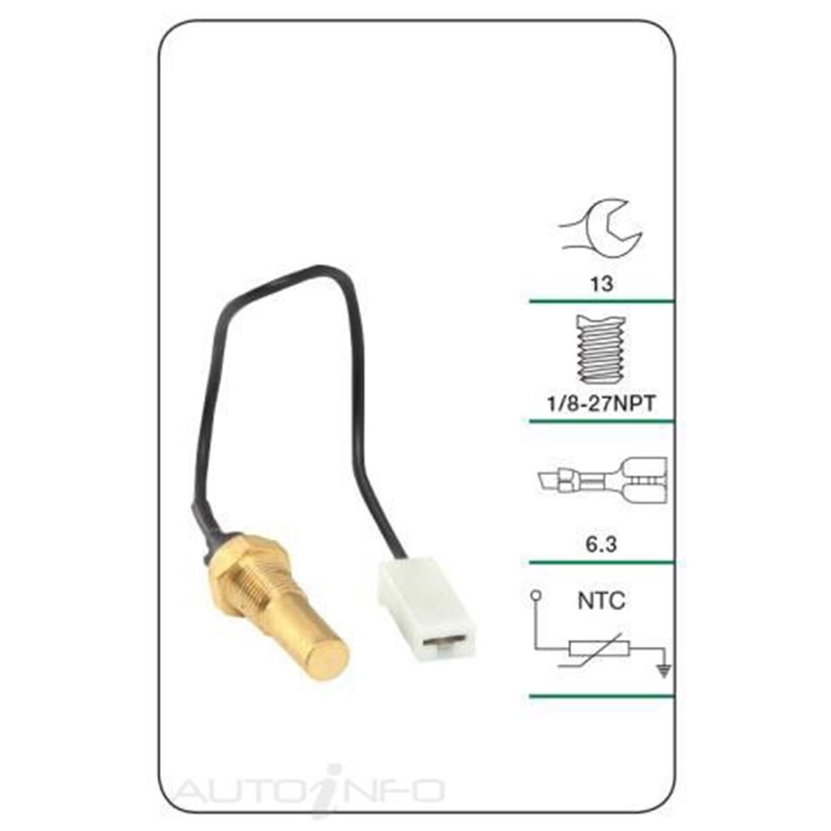 TRIDON WATER TEMPERATURE SENDER (GAUGE), , scaau_hi-res