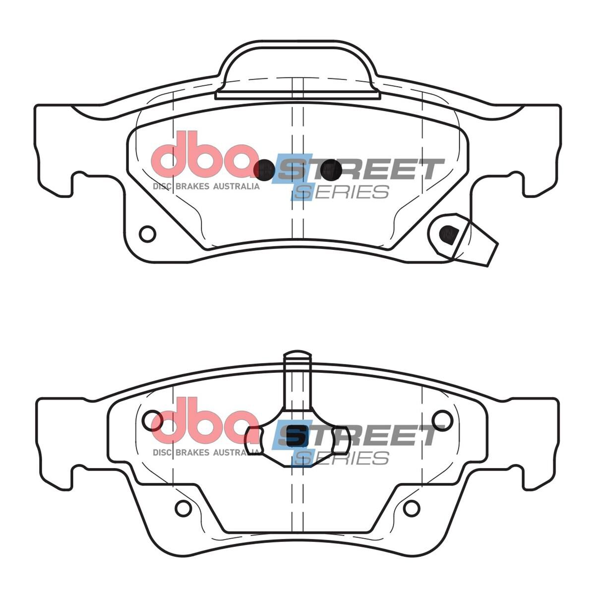 DBA SS STREET SERIES BRAKE PADS [ Jeep Grand Cherokee 2010 - On R ], , scaau_hi-res