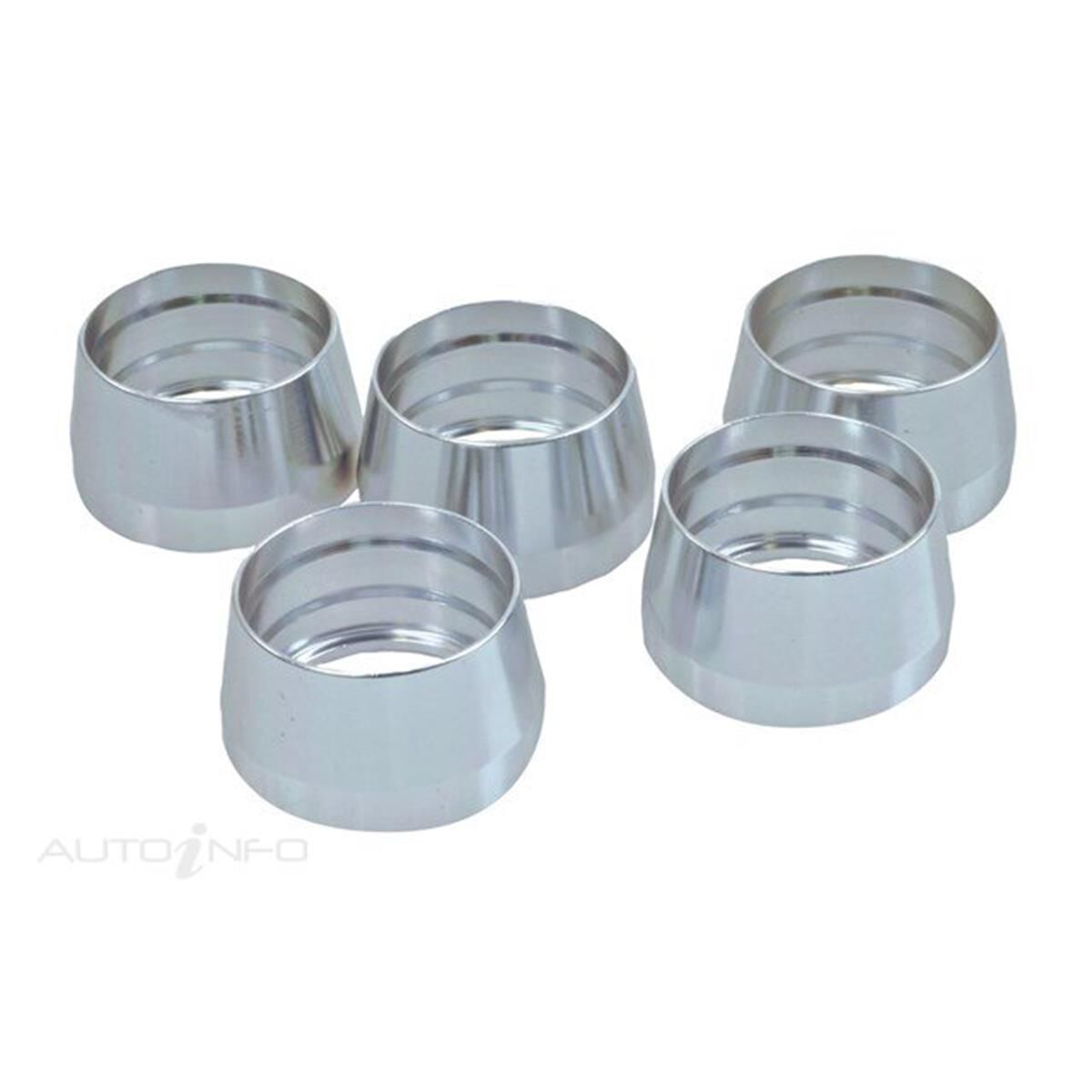 TEFLON HOSE OLIVE INSERTS AN-4 5PK, , scaau_hi-res