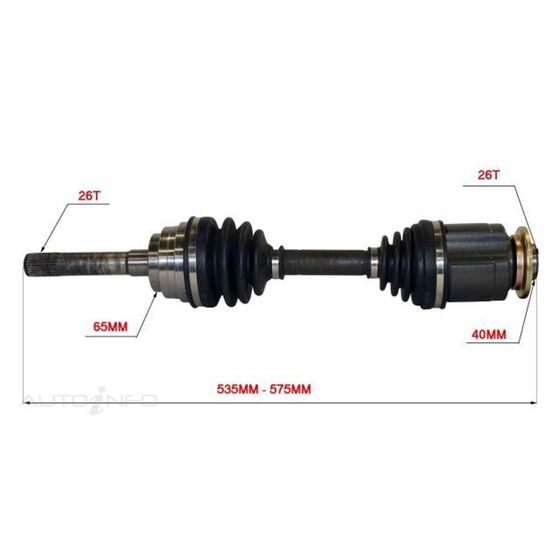 Bearing Wholesalers CV Shaft B729 Supercheap Auto