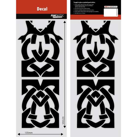COMPUTER CUT BLACK VINYL - CELTRIC TATTOO DESIGN, , scaau_hi-res