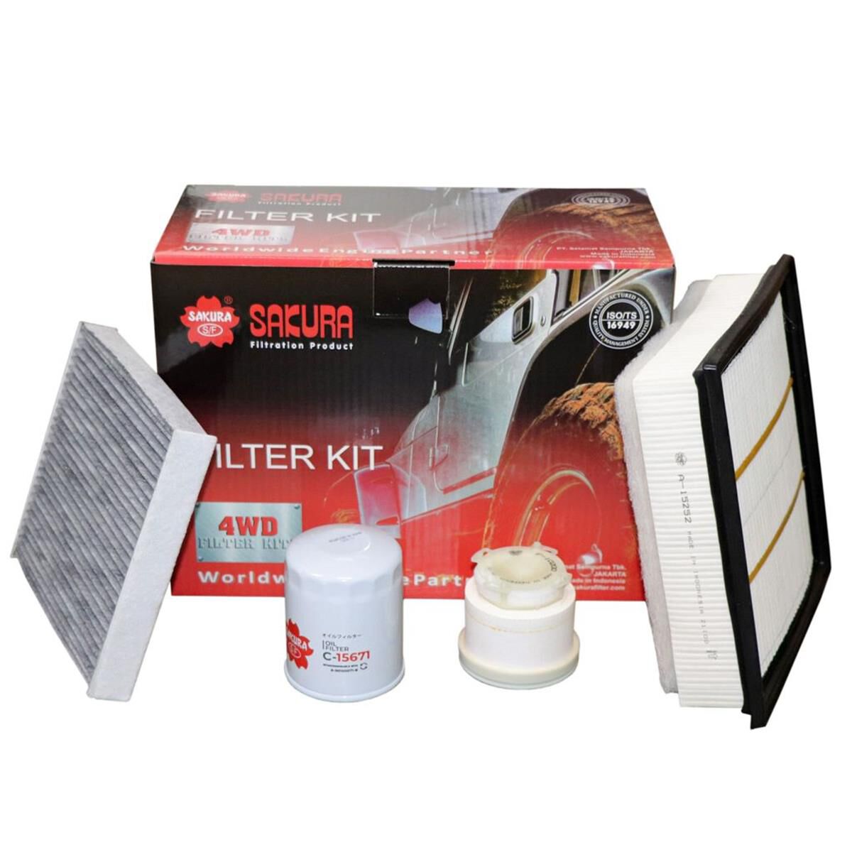 FILTER KIT OIL AIR FUEL CABIN, , scaau_hi-res