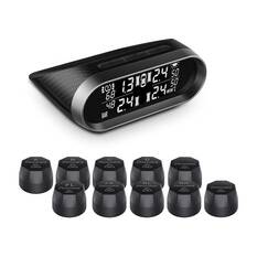 PROMATA DIY EXTERNAL STYLISH TYRE PRESSURE MONITOR FOR RV X 10 WHEELS, , scaau_hi-res