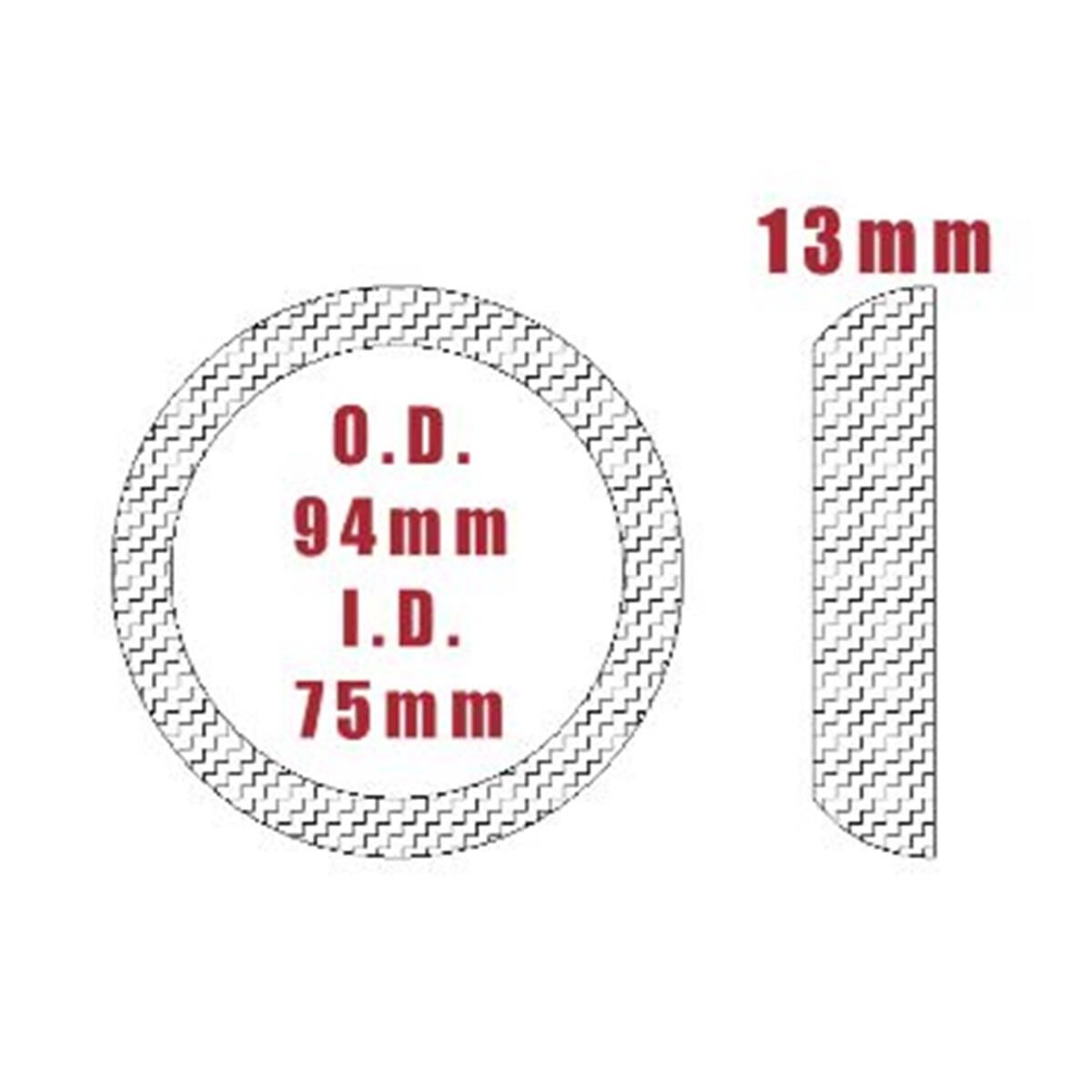 PKT10 EXH GASKET 3" UNIVERSAL WIRE MESH ENGINE PIPE GASKET, , scaau_hi-res