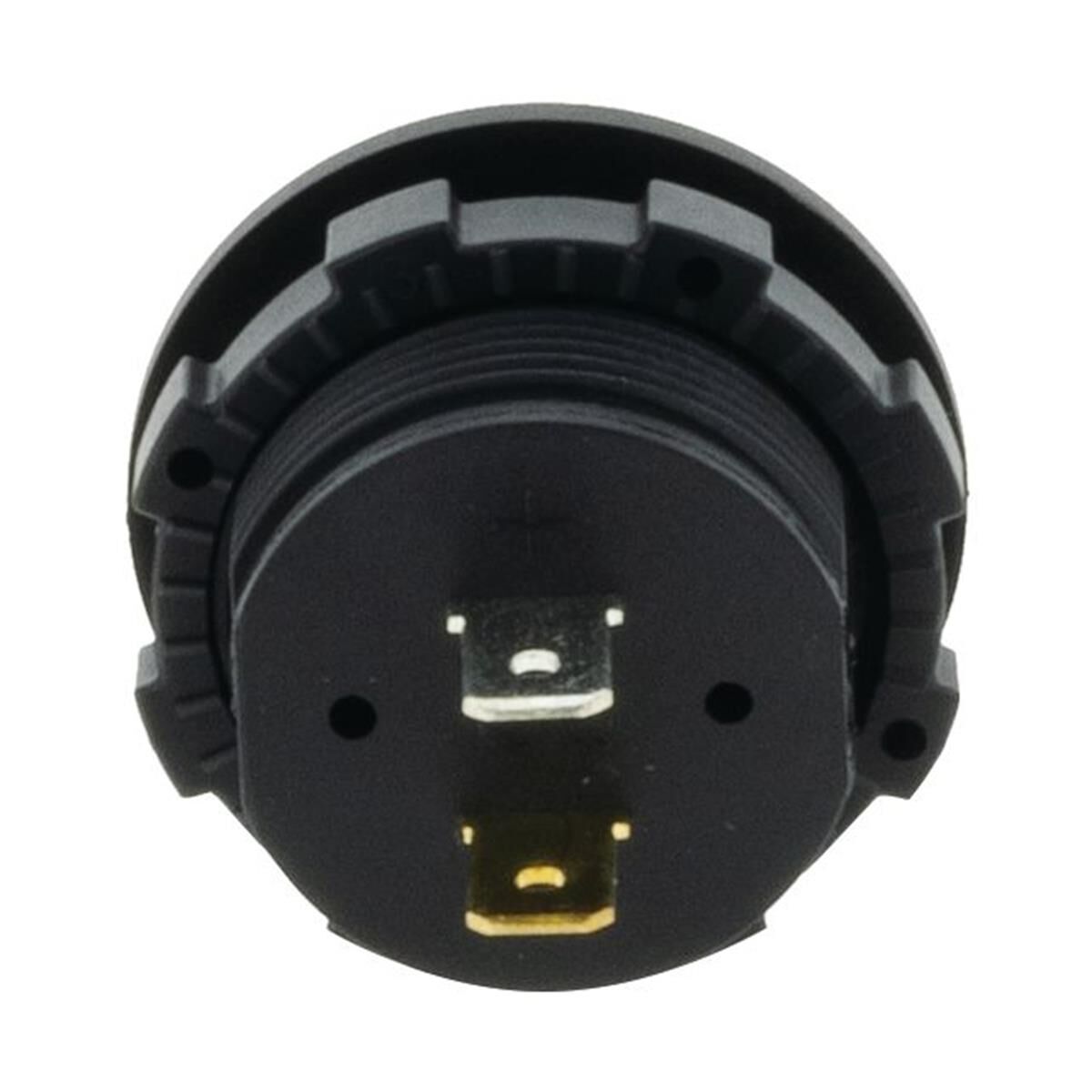 VOLTMETER 5-30v DC GREEN LED 29mm DIA, , scaau_hi-res