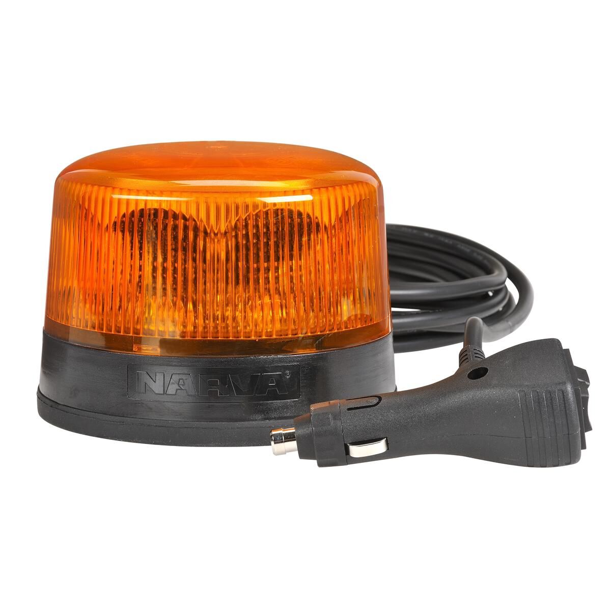 Narva 9-33V Short Profile Eurotech II LED Strobe Rotator (Amber) - Magnetic Base, , scaau_hi-res