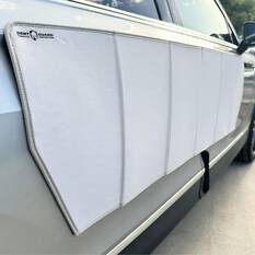 WHITE DENT GUARD WITH SAFE MAGNET ATTACHMENT ANTI-CUT SECURITY STRAP, , scaau_hi-res