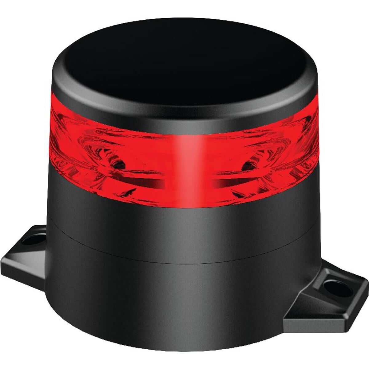 LED RED BEACON 10-80V 2 BOLTMETAL MNT 10xSTRBE 2xROT PATTs LOW PROFLE CLASS I, , scaau_hi-res