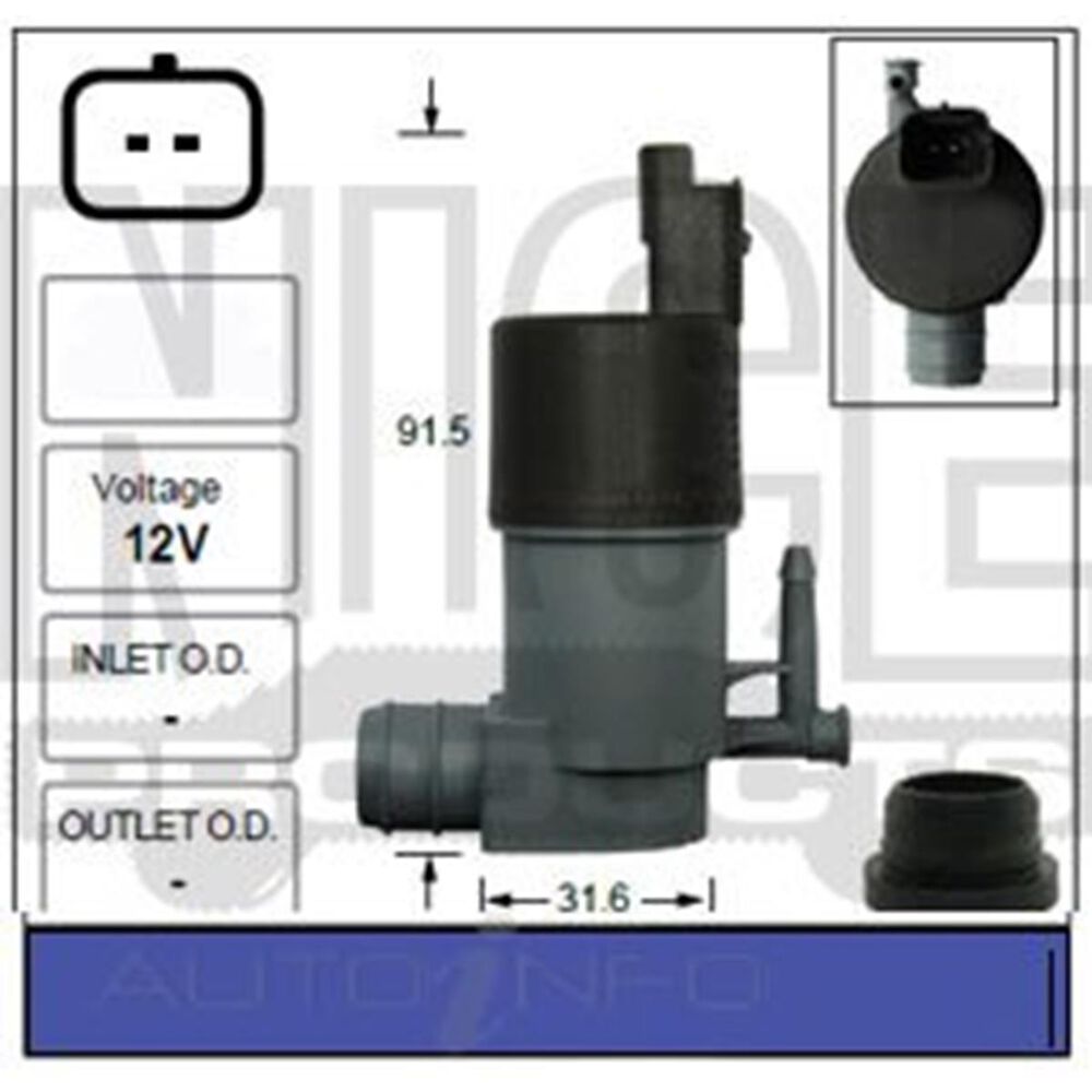 Nice Windscreen Washer Pump NWP374 Supercheap Auto